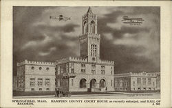Hampden County Court House Postcard