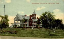 Residence Of E. H. Barney Postcard