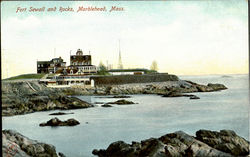 Fort Sewall And Rocks Postcard