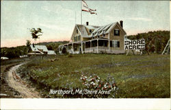 Shore Acres Northport, ME Postcard Postcard