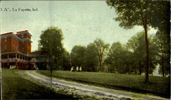 Wabash Valley Sanitarium (S.O.A.) Right Half Postcard