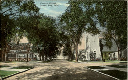 Cherry Street Green Bay, WI Postcard Postcard