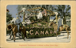 Tournament Of Roses On New Year's Day Postcard
