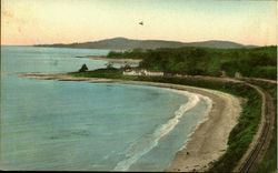 Coast Scene Near Montecito and Santa Barbara Postcard