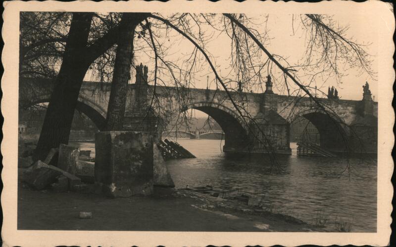 Charles Bridge, Prague, Czechoslovakia
