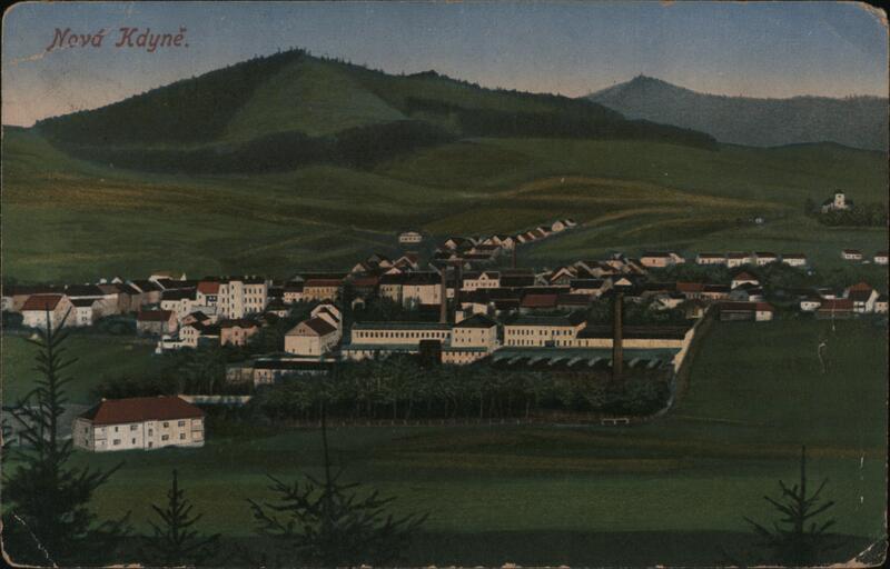 View of Nova Kdyně, Bohemia, Czech Republic Czechoslovakia