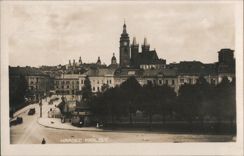 Vintage View of Hradec Kralove, Czechoslovakia