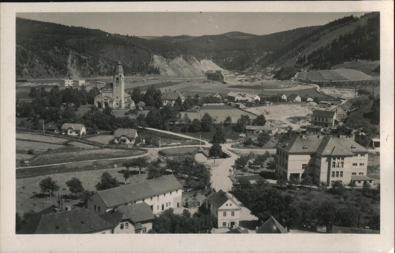 Stechovice nad Vitavou, Czechoslovakia - Aerial View