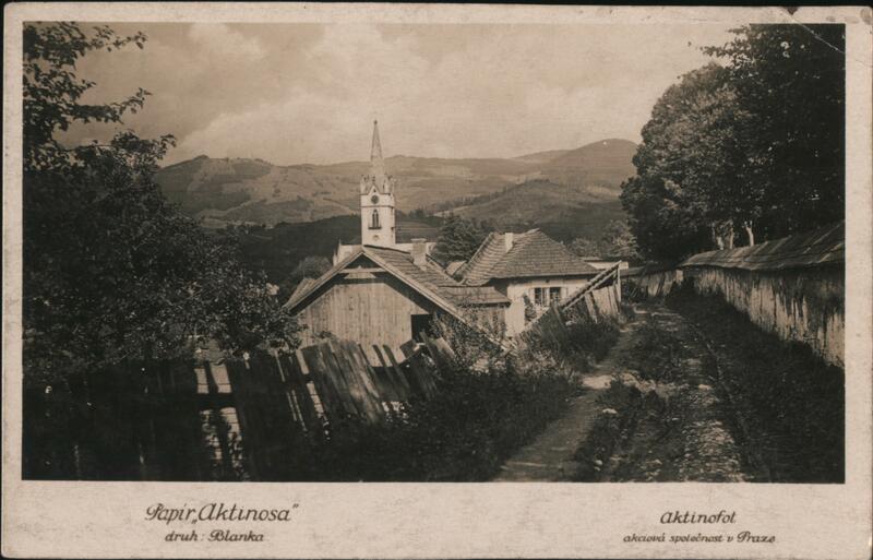 Aktinofot - Church and Houses in Village - Slovakia