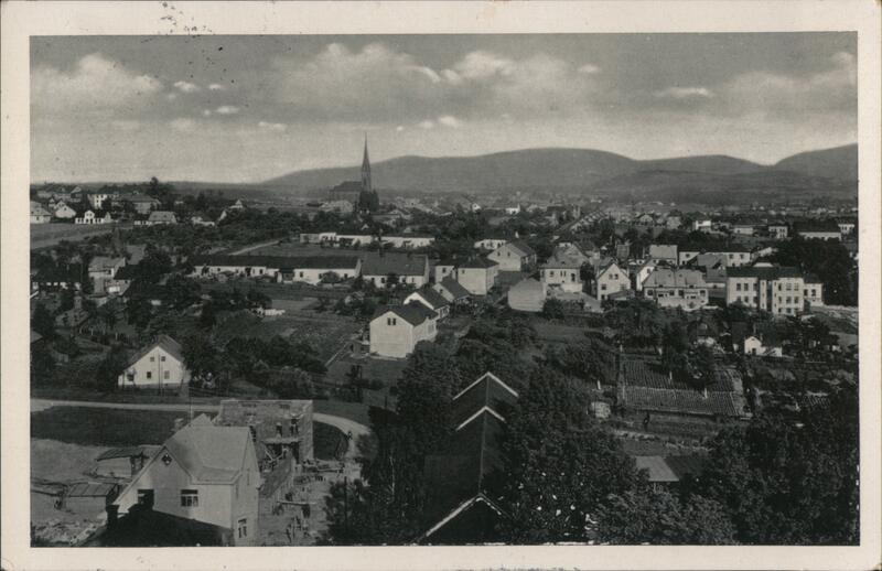 Frydek, Czechoslovakia - Panoramic City View