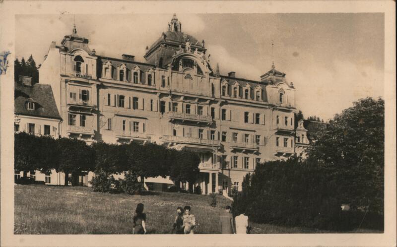 Hotel Kavkaz, Mariánské Lázně, Czechoslovakia