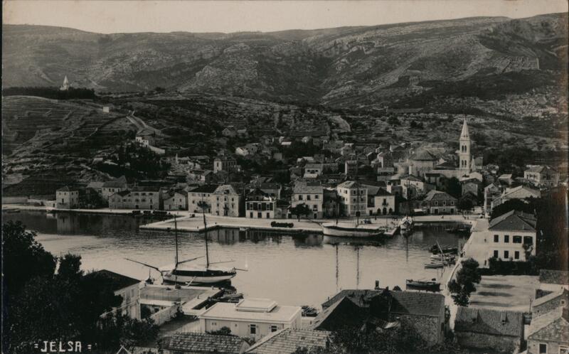 Vintage View of Jelsa, Hvar, Croatia Splitsko-dalmatinska