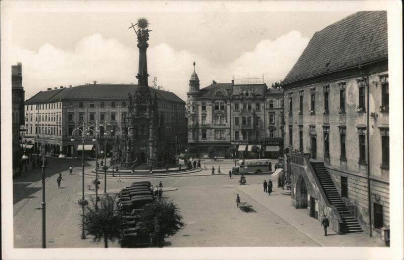 Olomouc - Masarykovo náměstí, Czechoslovakia