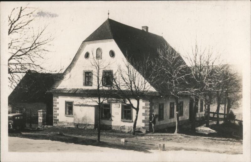 Orlické hory, Turistická chata u Zemské brány na Čiháku, p. Mladkov. Czechoslovakia