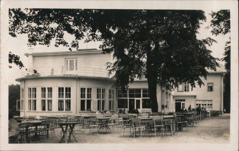 Restaurant at Studánka, Czechoslovakia