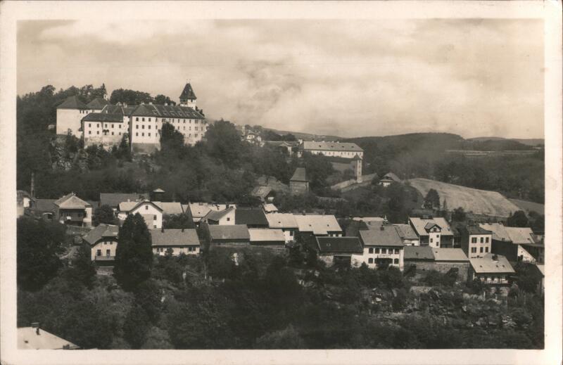 Vimperk Castle and Town, Czechoslovakia