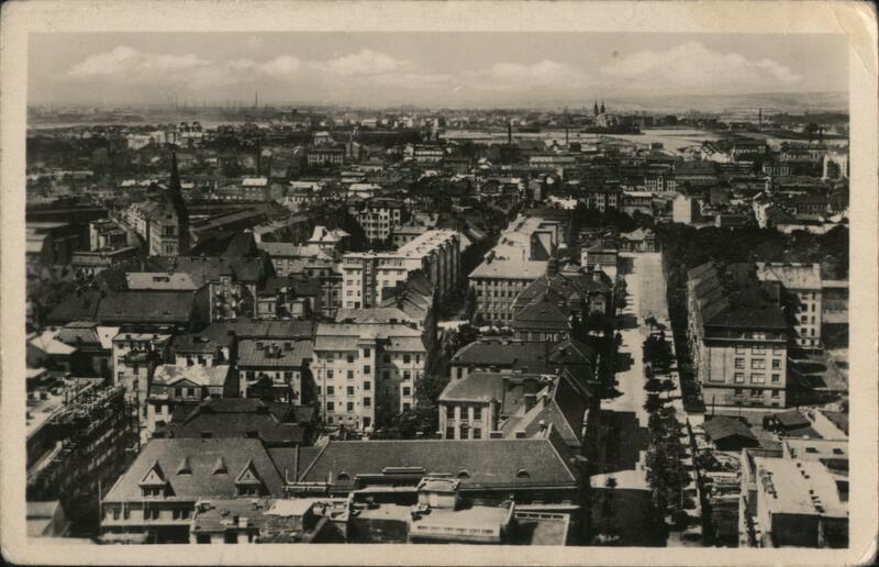 Aerial View of Ostrava, Czechoslovakia
