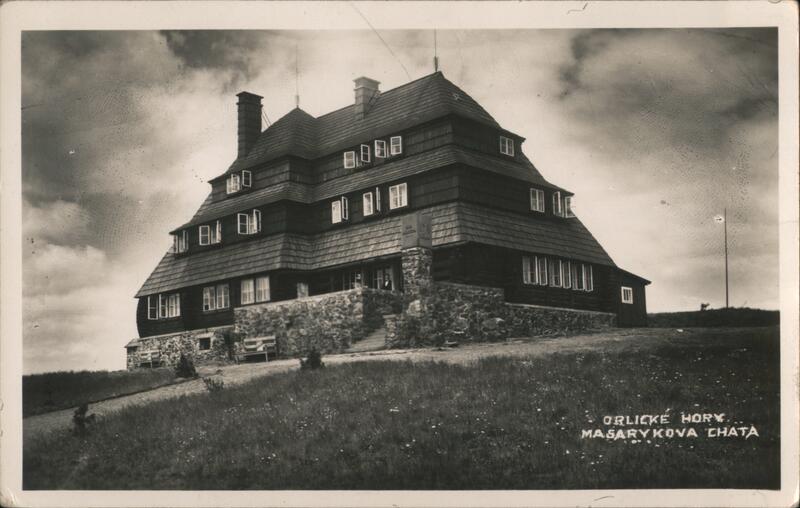 Masarykova Chata, Orlicke Hory Mountains Deštné v Orlických horách HK Czechoslovakia