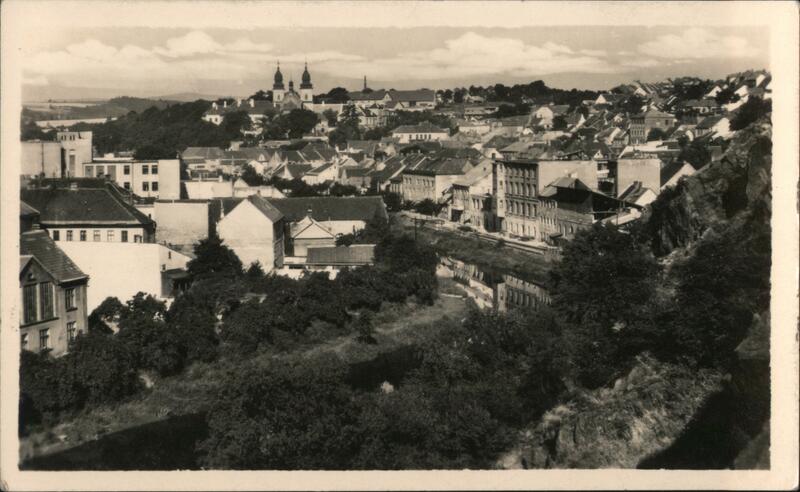 Vintage View of Třebíč, Czechoslovakia
