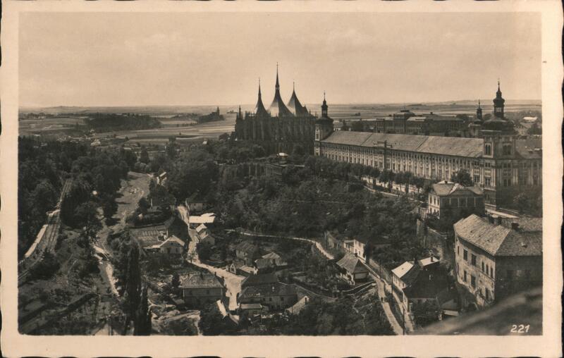 Kutná Hora, St. Barbara's Church and Jesuit College Czechoslovakia