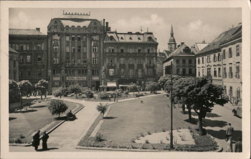 Masaryk Square, Bratislava, Czechoslovakia