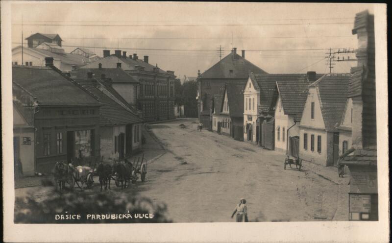 Dašice Pardubická ulice Street View Czechoslovakia