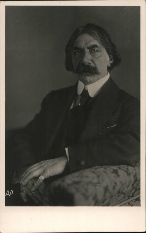 Bohemian poet Bohdan Kaminsky, vintage postcard Authors & Writers