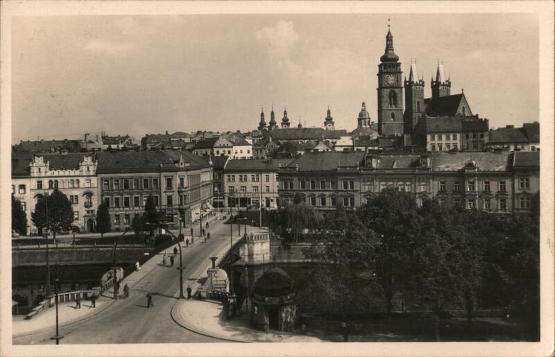 View of Hradec Kralove, Czechoslovakia