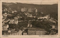 Hotel Imperial mit Hotel Hopfenstock, Karlovy Vary, Czechoslovakia Postcard