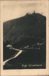 Sněžka / Schneekoppe, Riesengebirge, Czechoslovakia Postcard