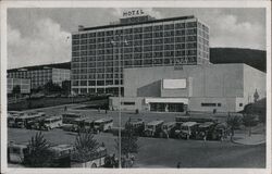 Hotel Spolecensky Dum and Kino Zlin, Czechoslovakia Postcard