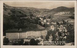 Jachymov Radium Palace Hotel St. Joachimsthal Postcard