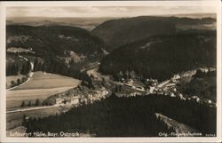 Luftkurort Hölle, Bayr. Ostmark, Germany - Aerial View Postcard