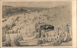 Martinsbaude im Riesengeb. Winter View Postcard Postcard