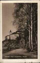 Ledeč nad Sázavou Castle, Partie View, Czechoslovakia Postcard Postcard