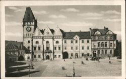Town Hall in Tábor, Czech Republic Postcard