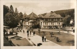 Jurkovičův dům, Lázně Luhačovice, Czechoslovakia Postcard