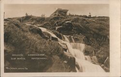 Pancava Waterfall, Krkonose Mountains, Czechia Postcard