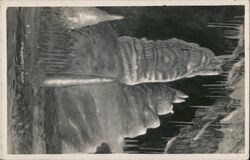 Stalagmite Column, Demänovská Ice Cave, Slovakia Postcard