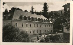 Jeseníky - Lázně Karlova Studánka Sanatorium Postcard