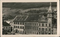 Prachatice Old and New Town Halls, Czechoslovakia Postcard