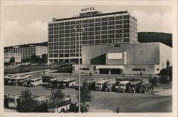 Hotel Spolecensky Dum and Kino, Zlin, Czechia Postcard