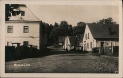 Neustadl Village Street View Postcard