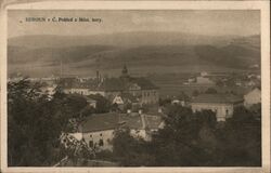 Beroun, Czechia - View from the Mountain Postcard