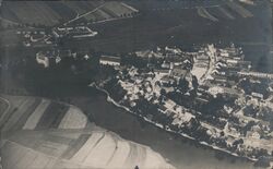 Aerial View of Žirovnice, Czechia Postcard