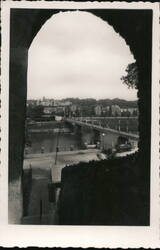 Přerov - View from the fort to the New Footbridge Postcard