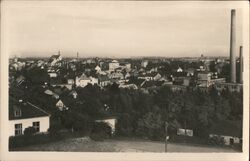 Jaromer, Czechoslovakia - Panoramic View Postcard