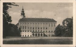 Kromeriz Castle from the Lower Castle Garden, Czech Republic Postcard