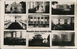Masaryk Home for Miners Children in Klokočov u Vítkova Postcard