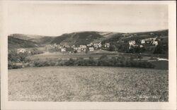 Zadní Třebáň, Czechoslovakia - Village View Postcard